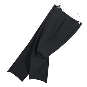 TALBOTS! DEEP DOVE GRAY ULTRA TAILORED WIDE LEG TROUSERS, PANTS, SLACKS! SZ 14